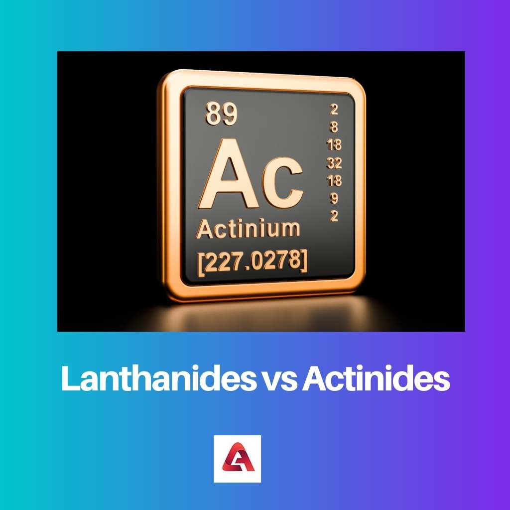 Lanthanides vs Actinides