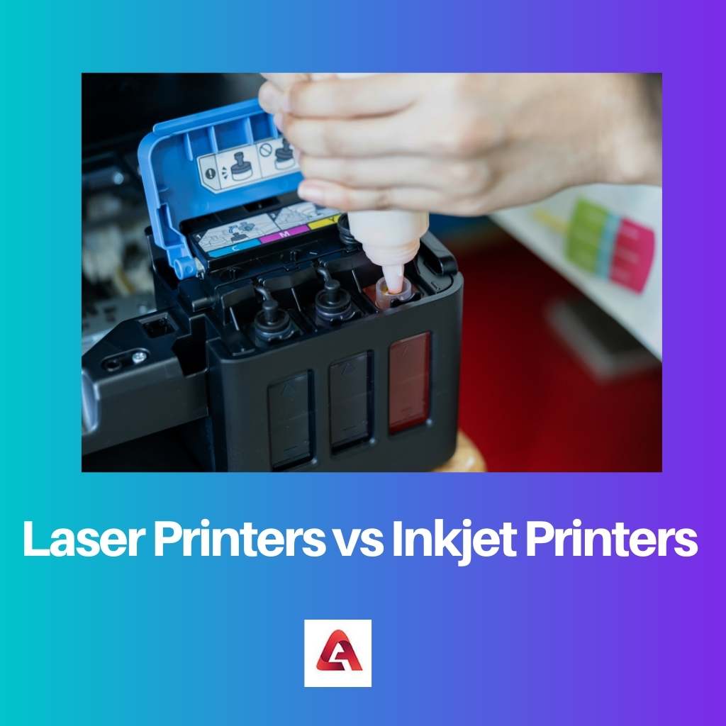 Laser Printers vs Inkjet Printers