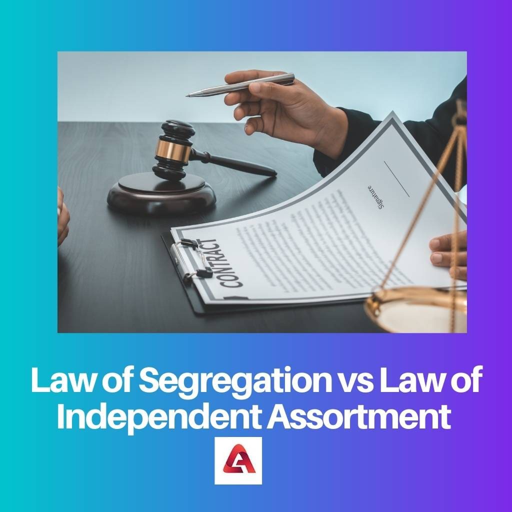 Law of Segregation vs Law of Independent Assortment