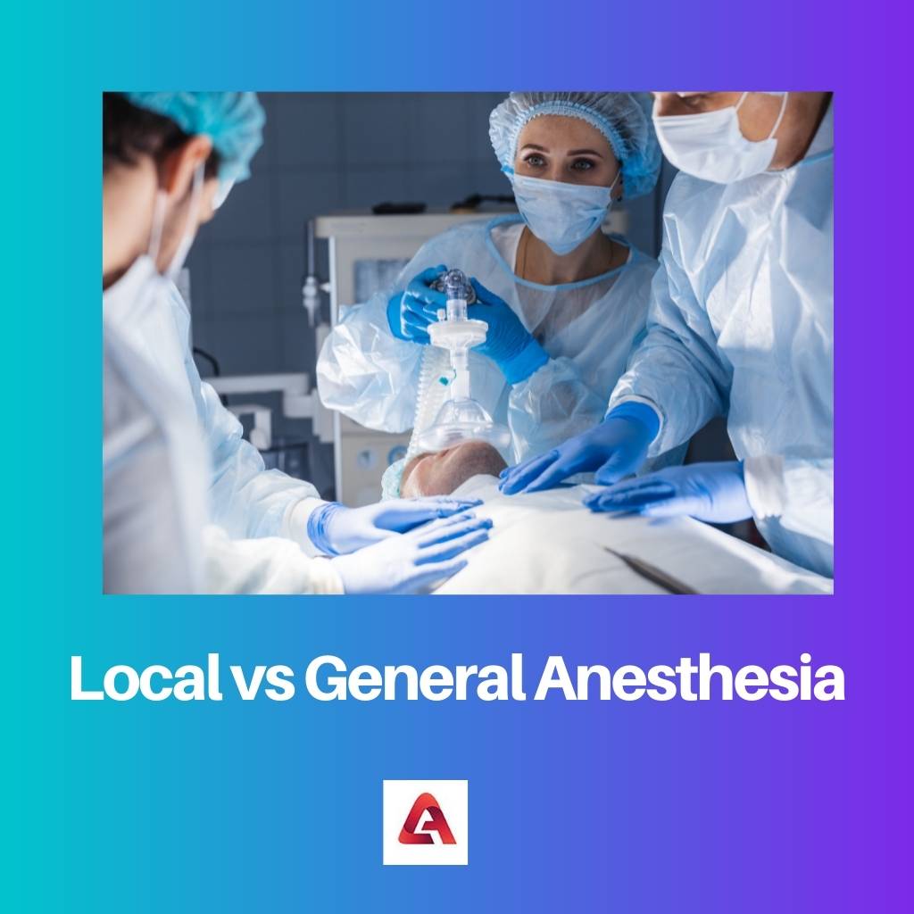 Local vs General Anesthesia