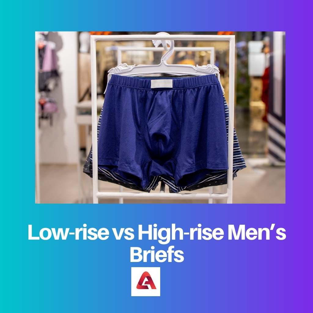 Low rise vs High rise Mens Briefs