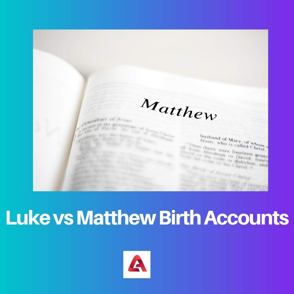 Luke vs Matthew Birth Accounts