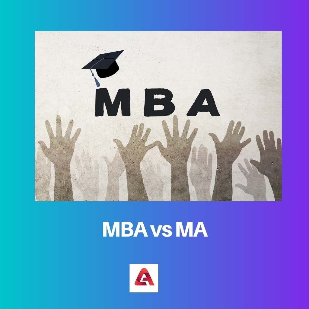 MBA vs MA