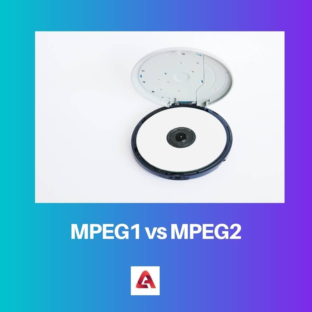 MPEG1 vs MPEG2