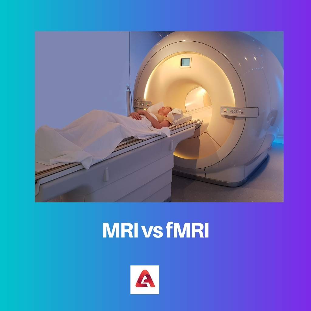 MRI vs fMRI