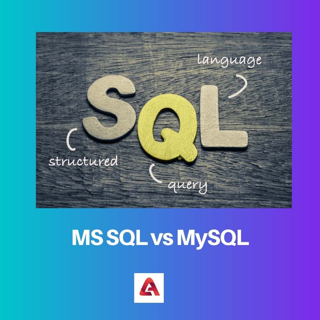 MS SQL vs MySQL