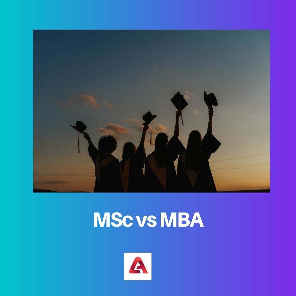 MSc vs MBA