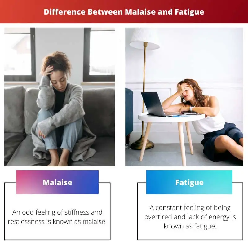 Malaise vs Fatigue – Difference Between Malaise and Fatigue