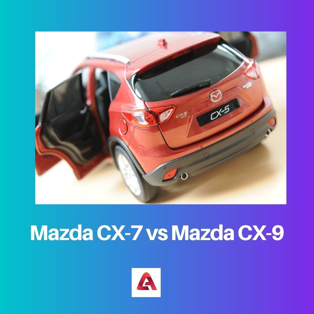 Mazda CX 7 vs Mazda CX 9