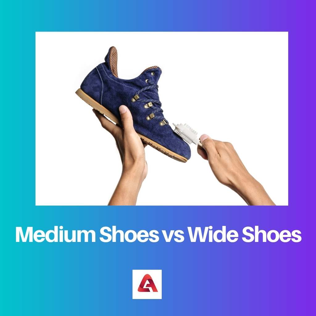 Medium Shoes vs Wide Shoes