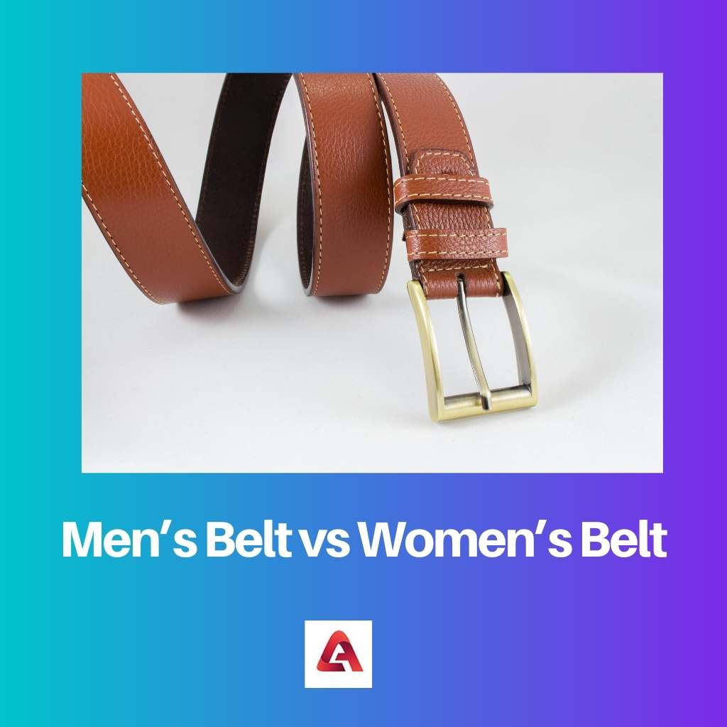 Mens Belt vs Womens Belt