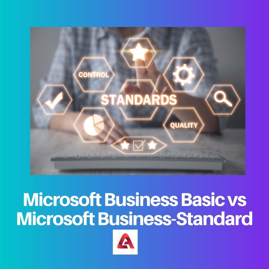 Microsoft Business Basic vs Microsoft Business Standard