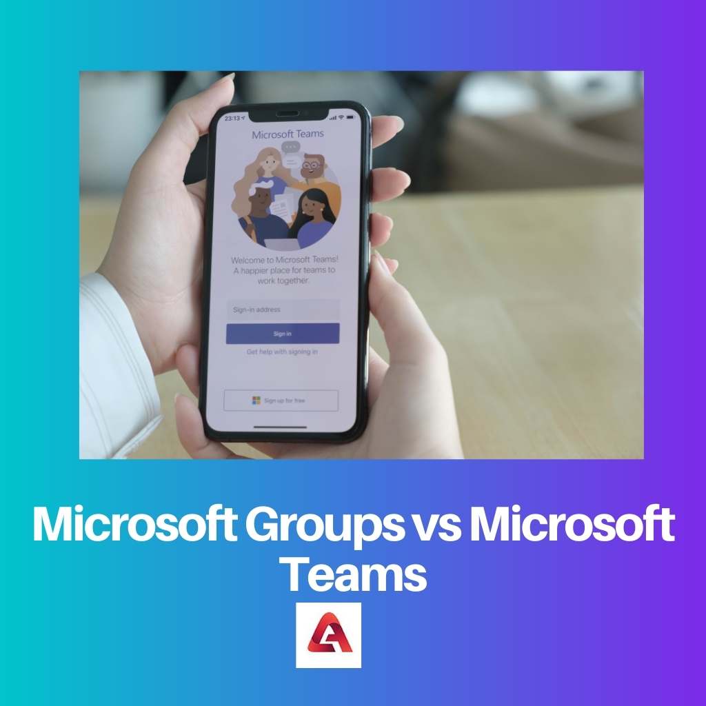 Microsoft Groups vs Microsoft Teams