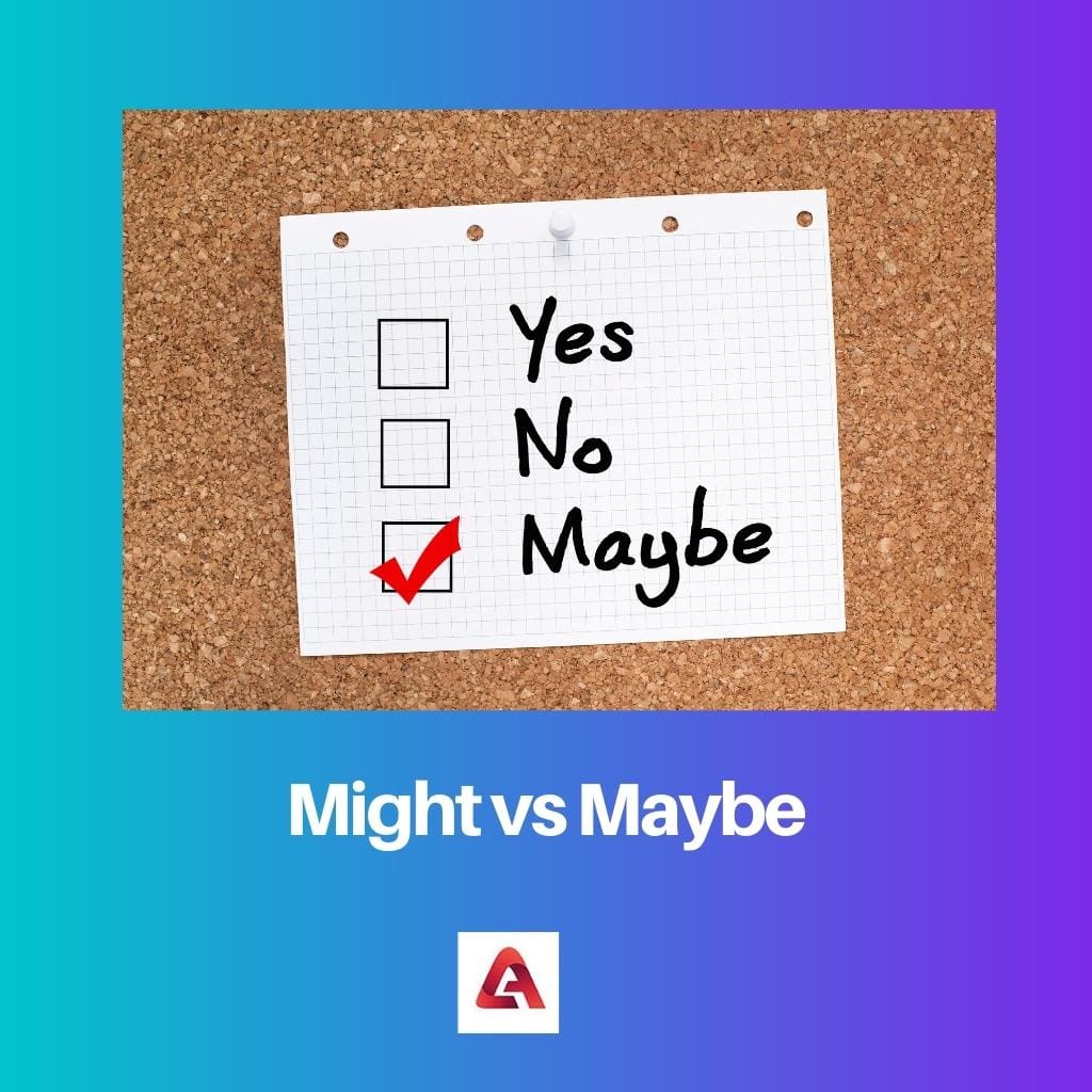 Might vs Maybe