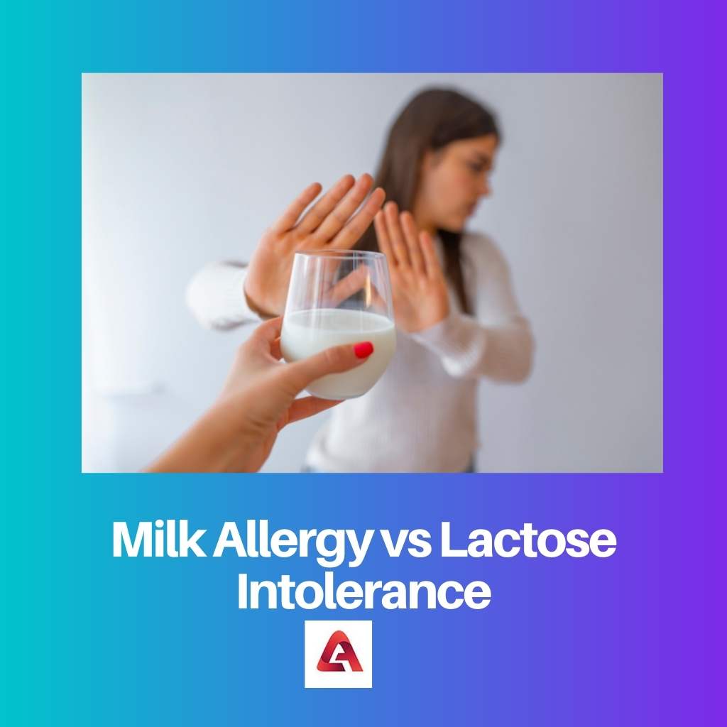 Milk Allergy vs Lactose Intolerance