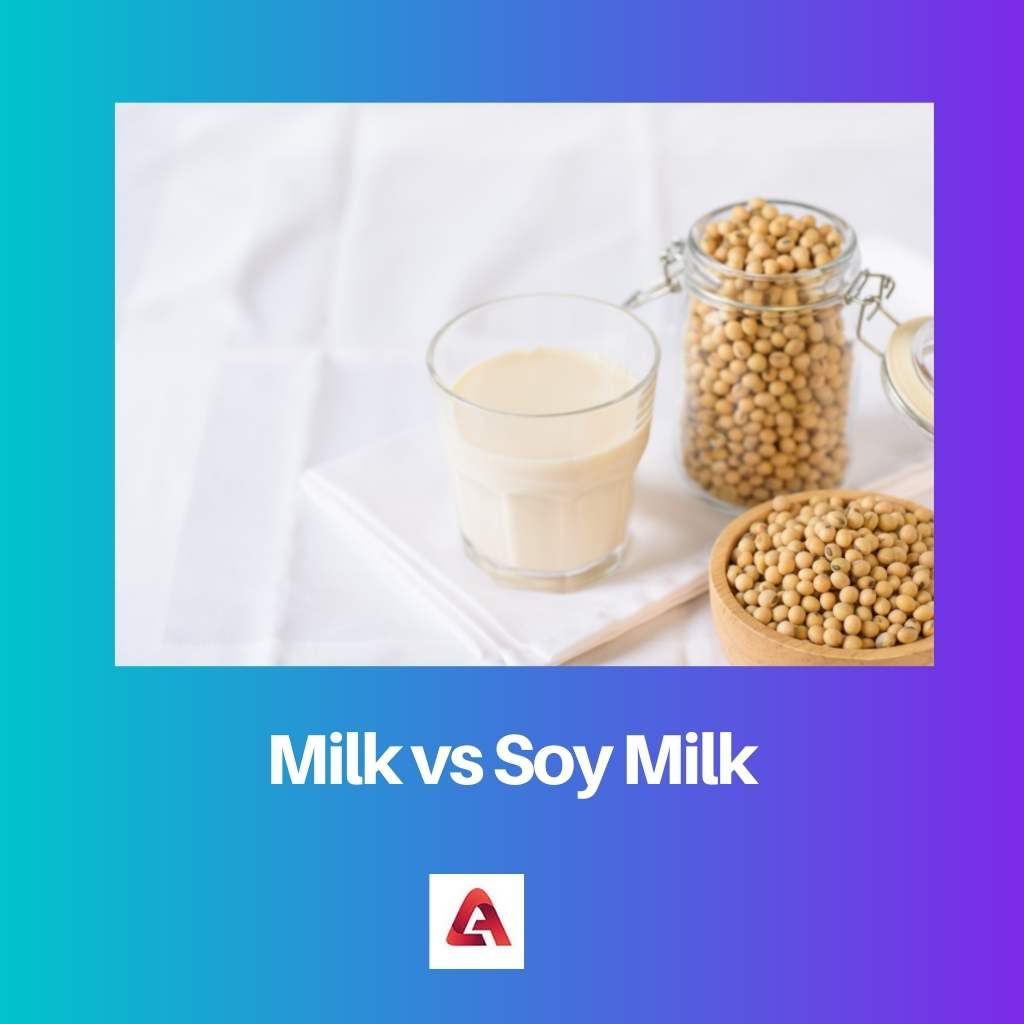Milk vs Soy Milk