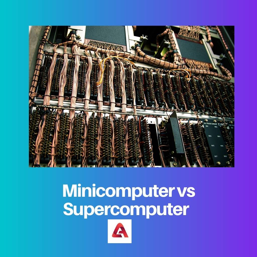 Minicomputer vs Supercomputer