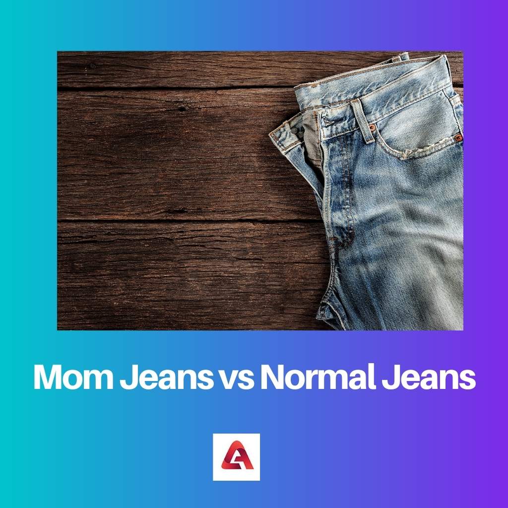 Mom Jeans vs Normal Jeans