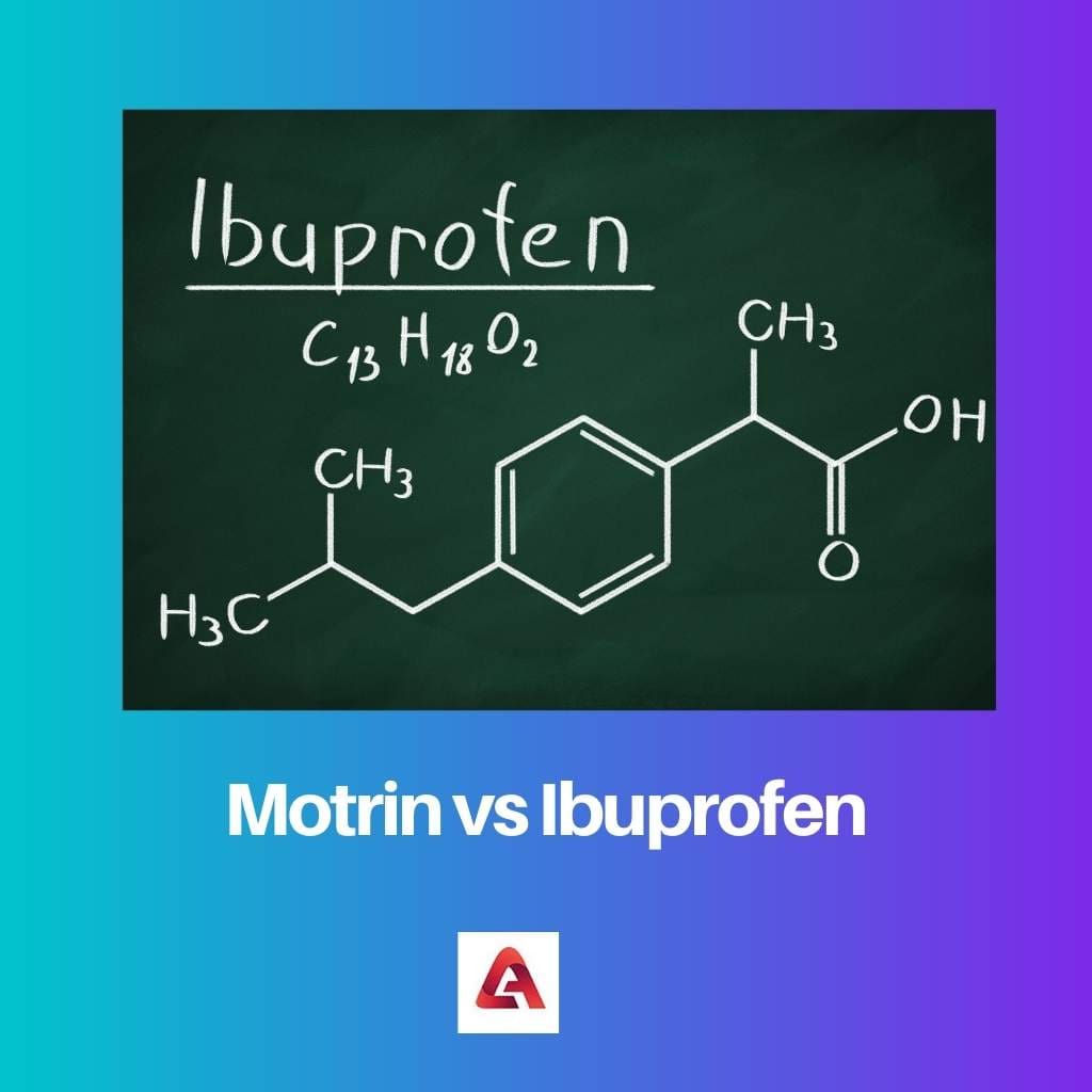 Motrin vs Ibuprofen
