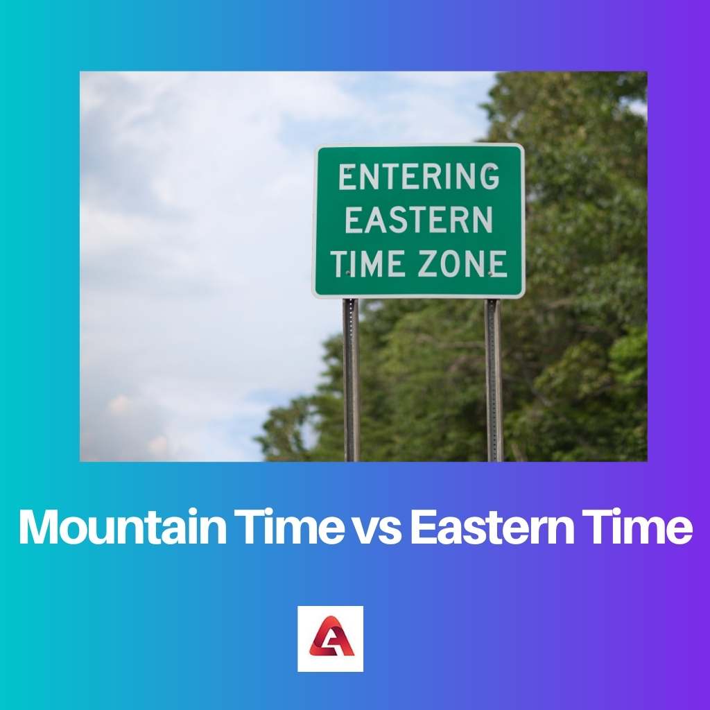 Mountain Time vs Eastern Time