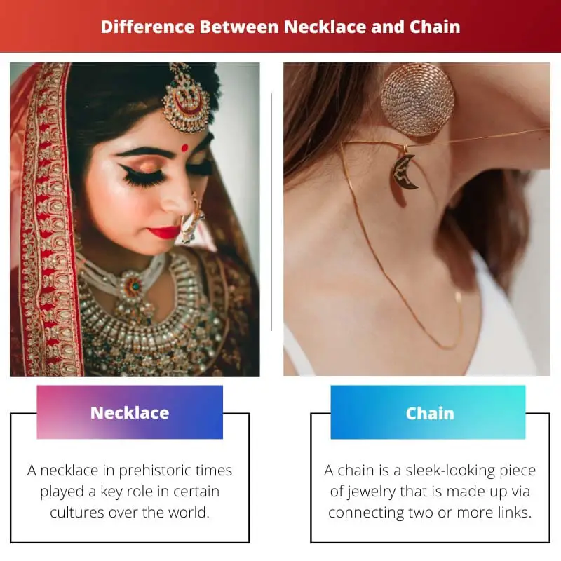 Necklace vs Chain – Difference Between Necklace and Chain