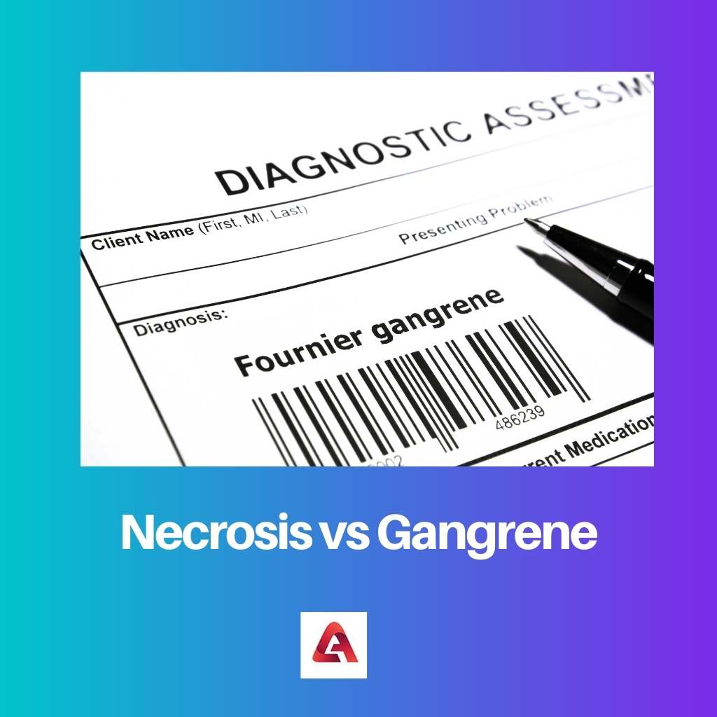 Necrosis vs Gangrene
