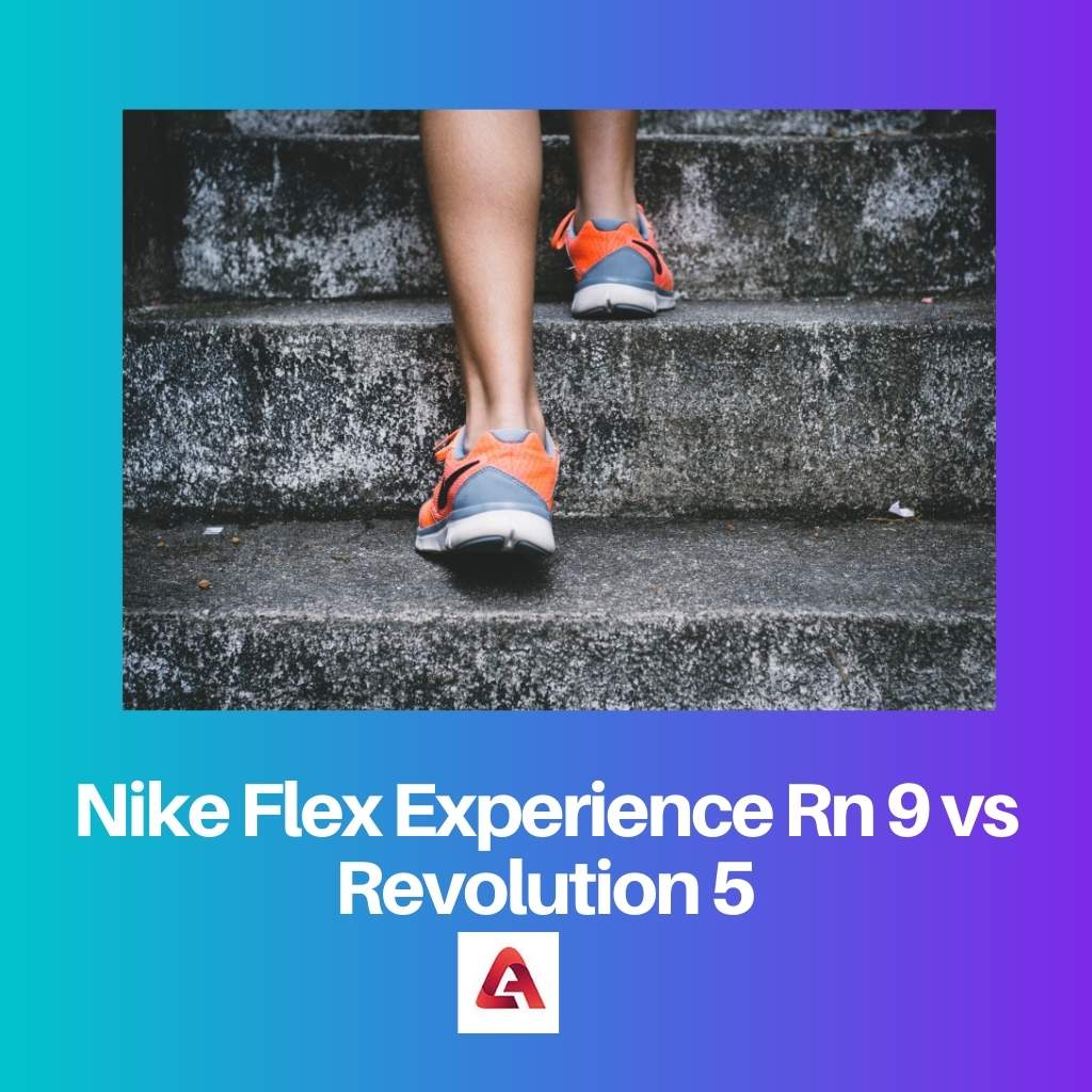 Nike Flex Experience Rn 9 vs Revolution 5