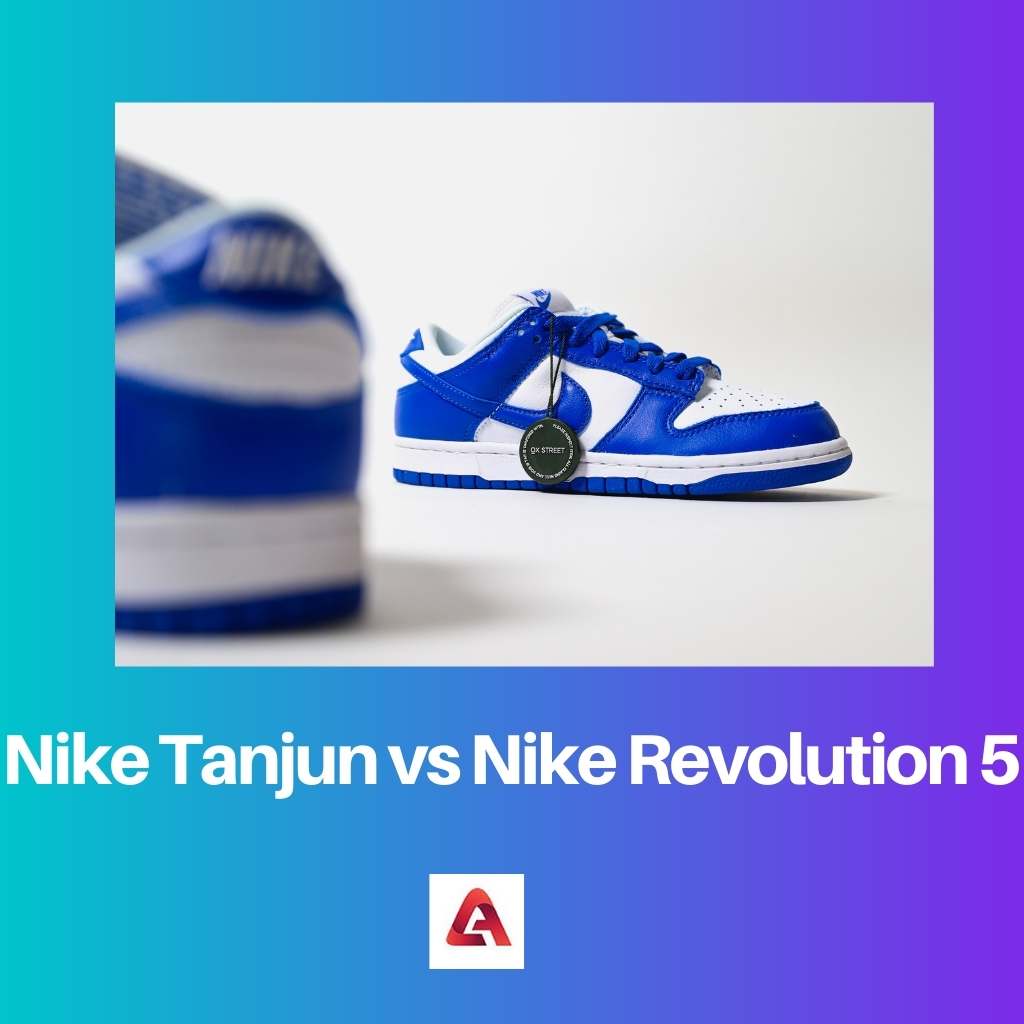 Nike Tanjun vs Nike Revolution 5