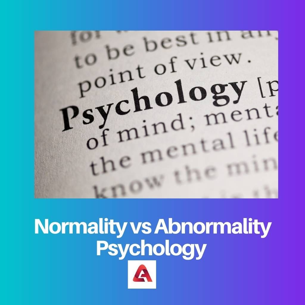 Normality vs Abnormality Psychology