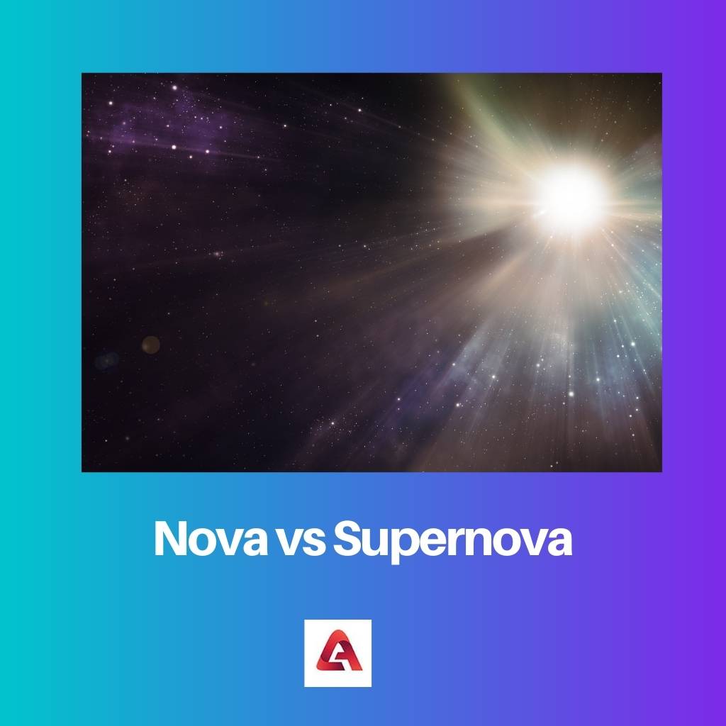 Nova vs Supernova