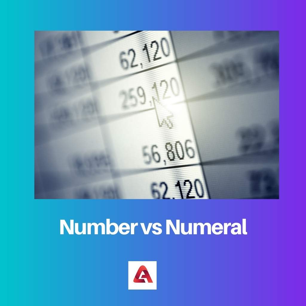Number vs Numeral