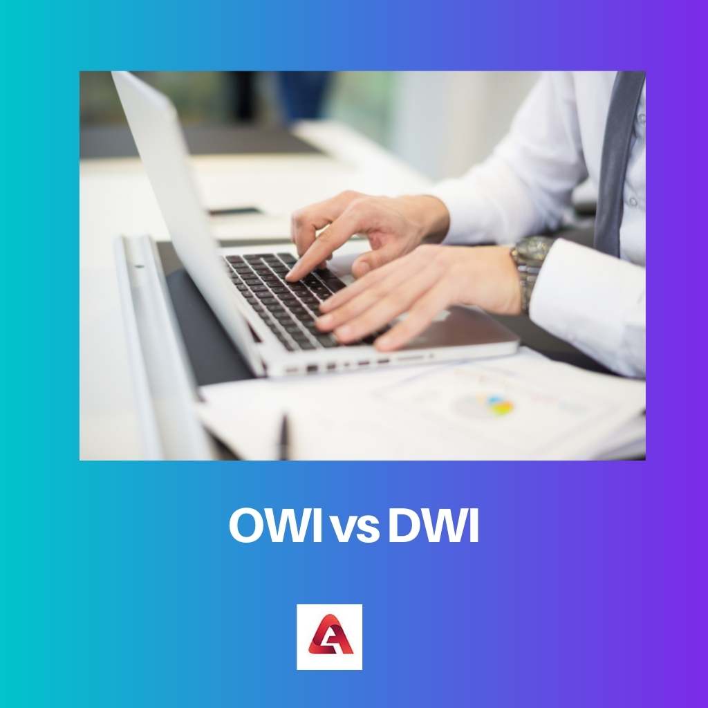 OWI vs DWI