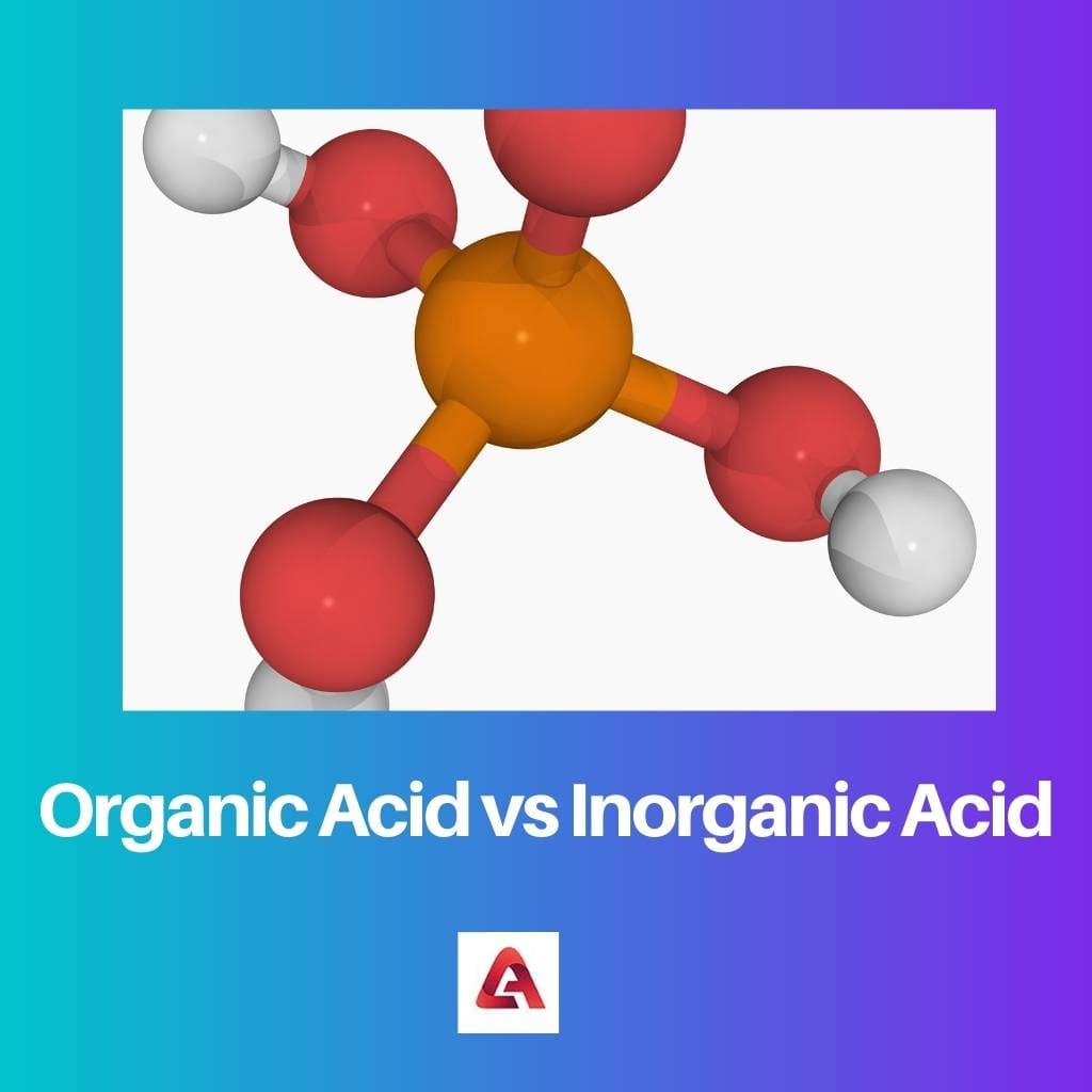Organic Acid vs Inorganic Acid