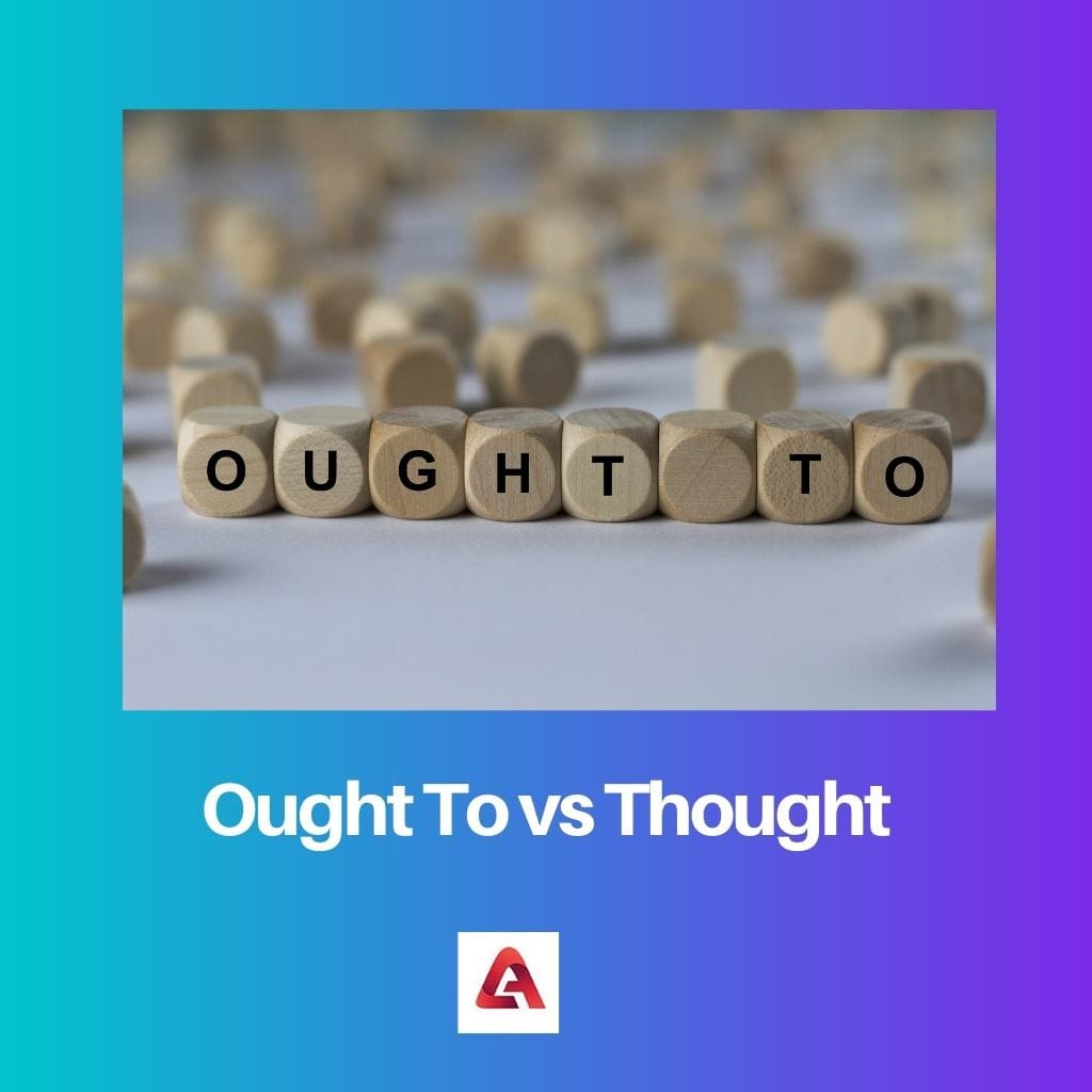 Ought To vs Thought