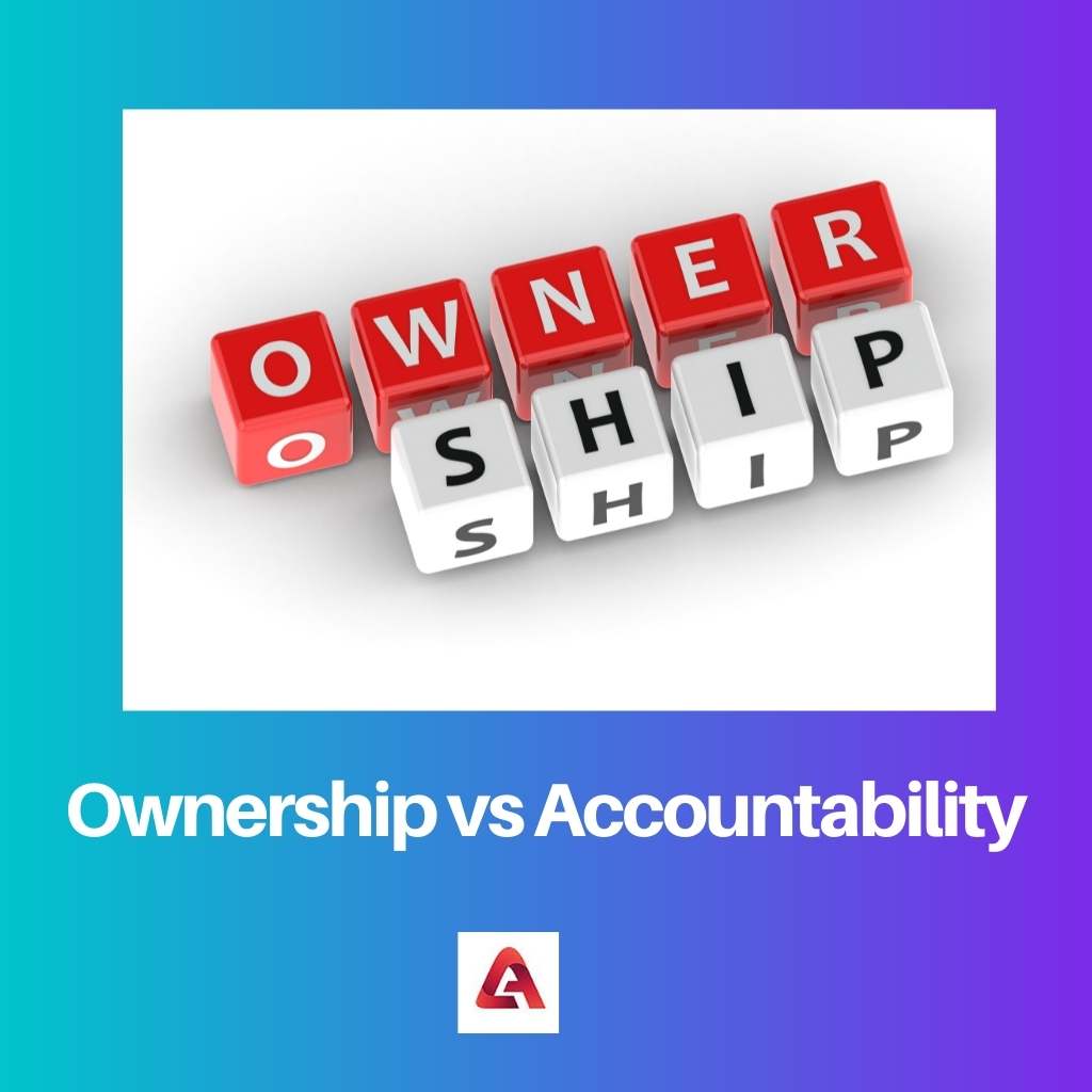 Ownership vs Accountability