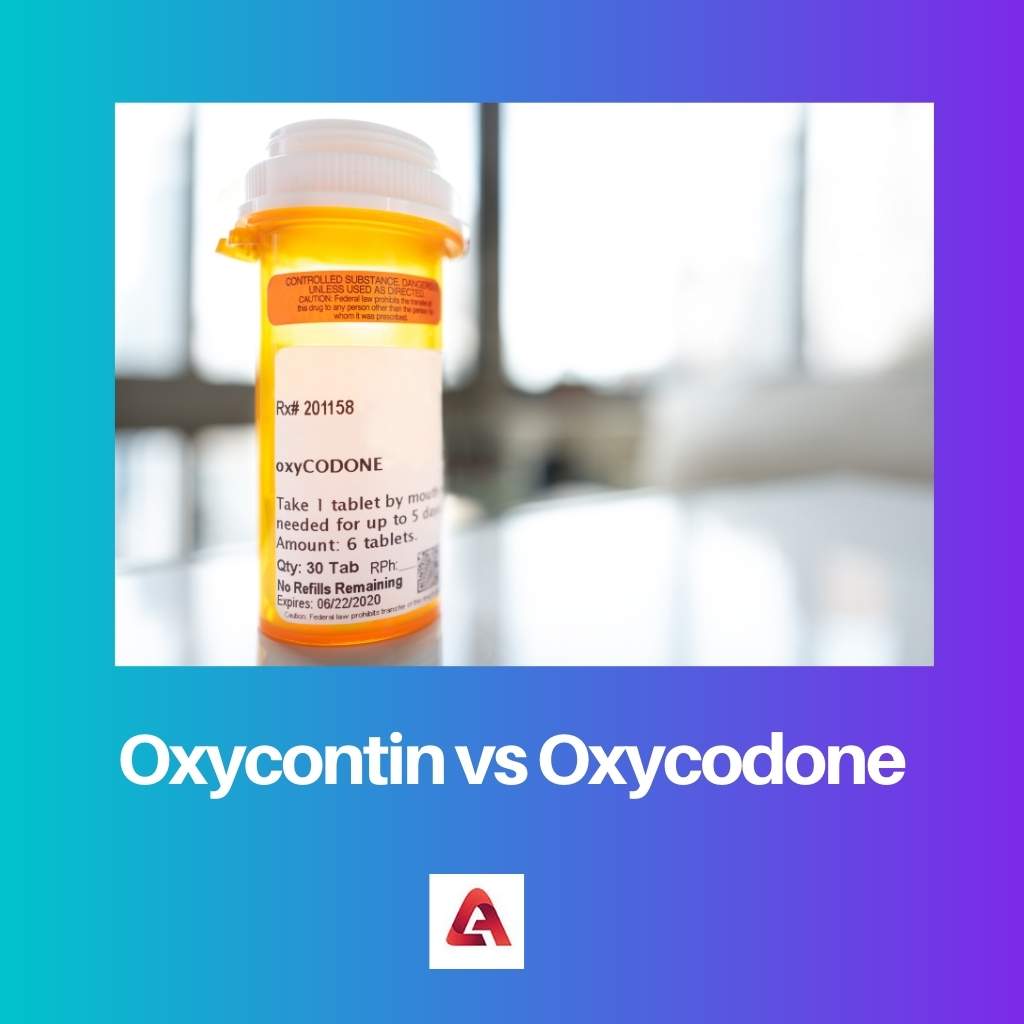Oxycontin vs