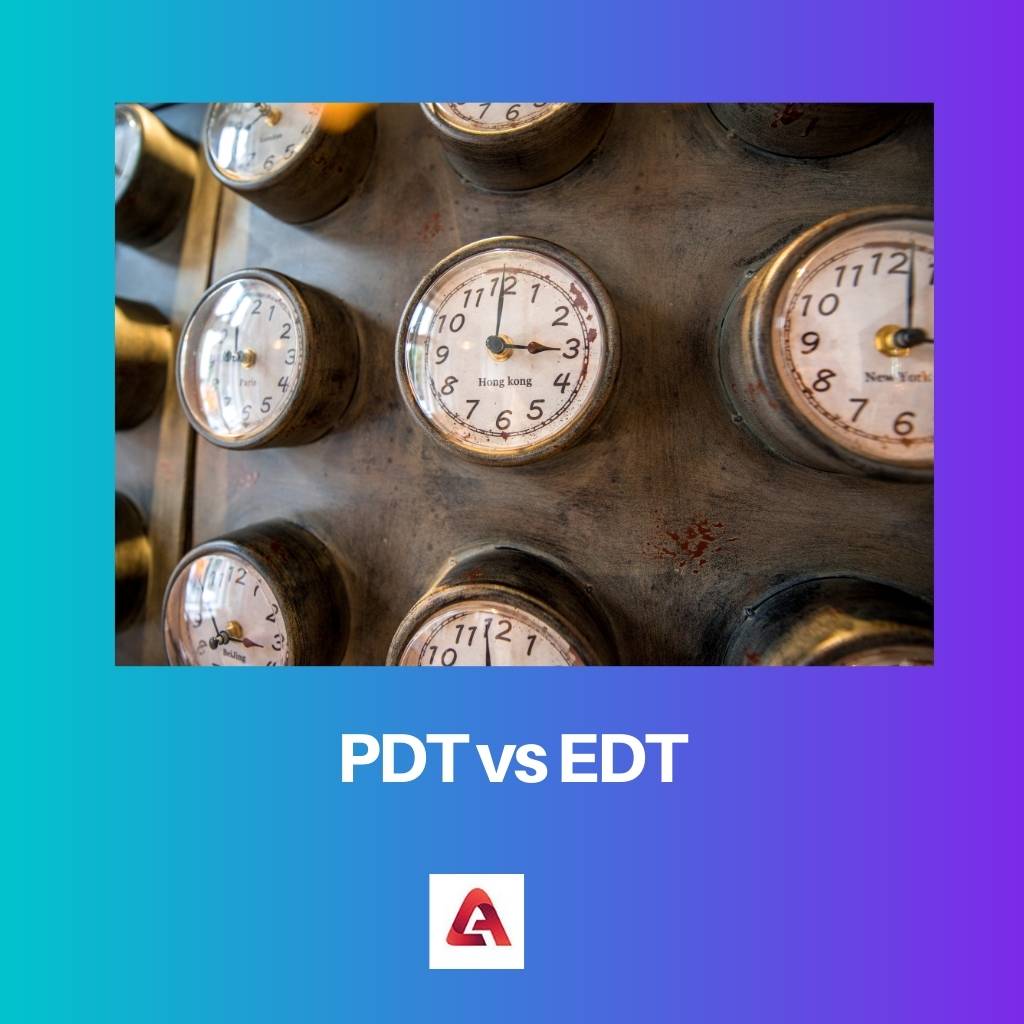PDT vs EDT