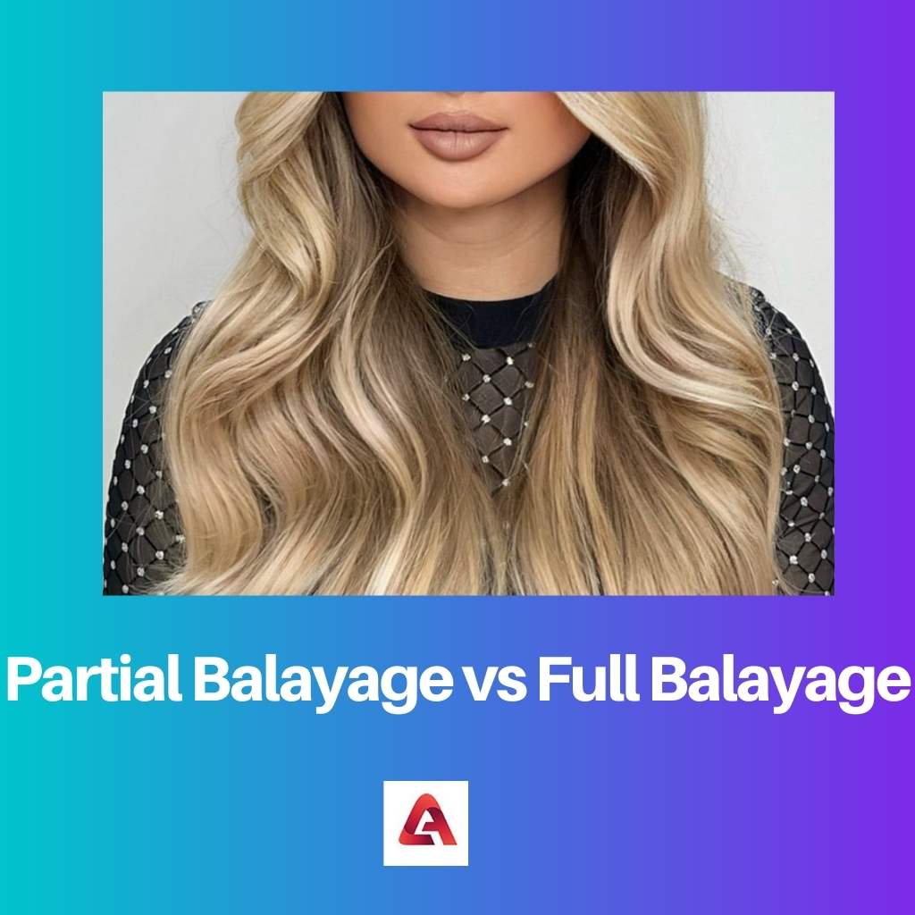 Partial Balayage vs Full Balayage