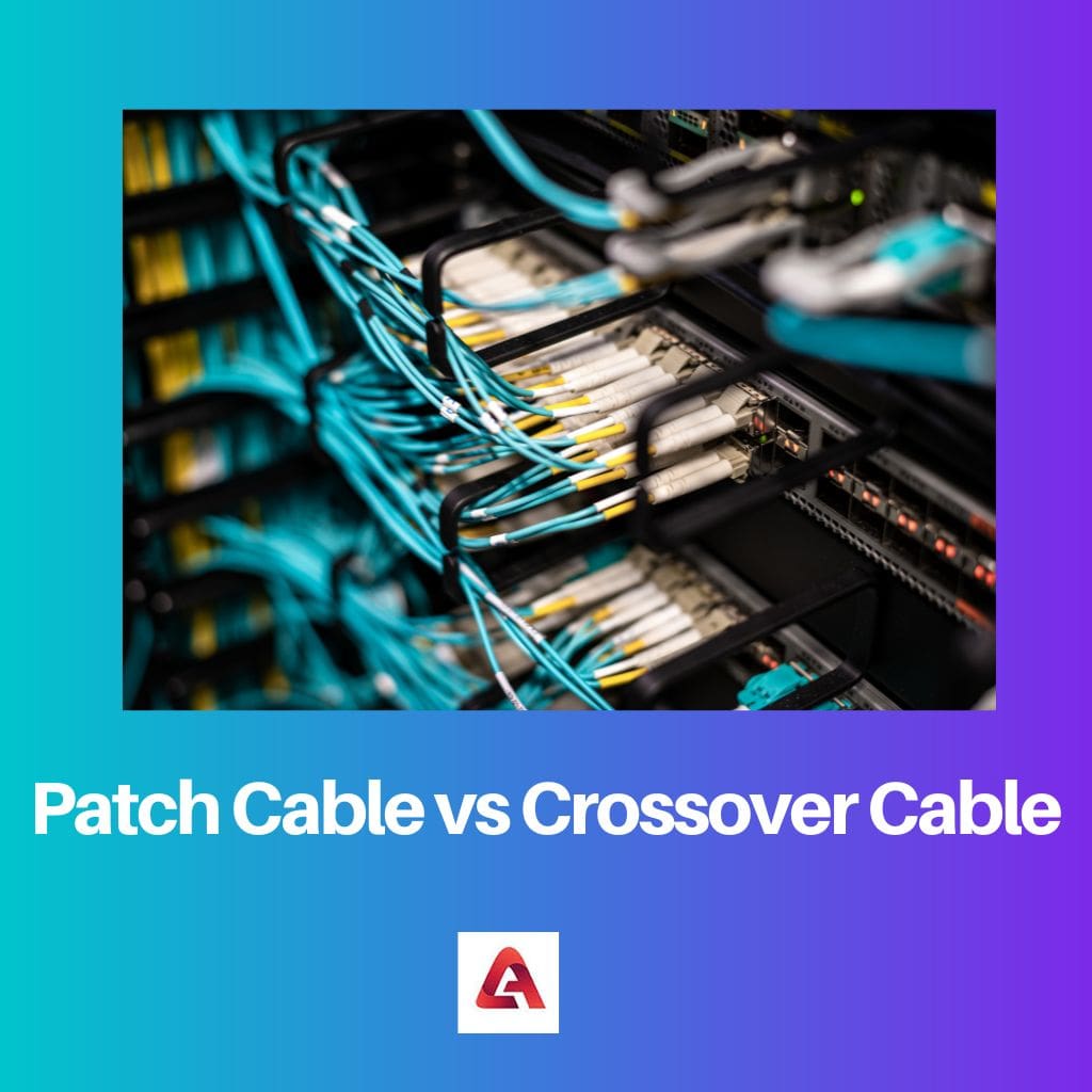 Patch Cable vs Crossover Cable