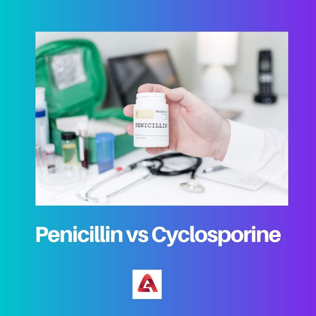 Penicillin vs Cyclosporine