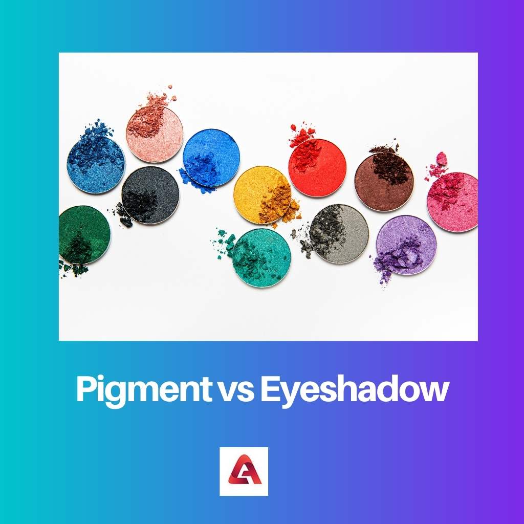 Pigment vs Eyeshadow