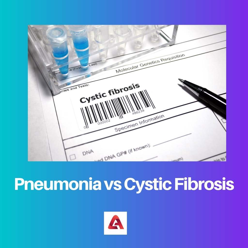 Pneumonia vs Cystic Fibrosis