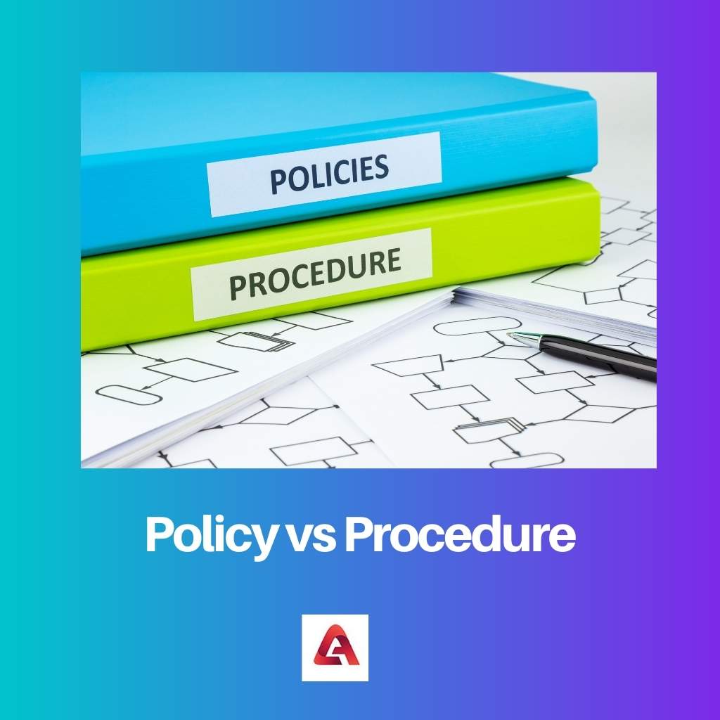 Policy vs Procedure