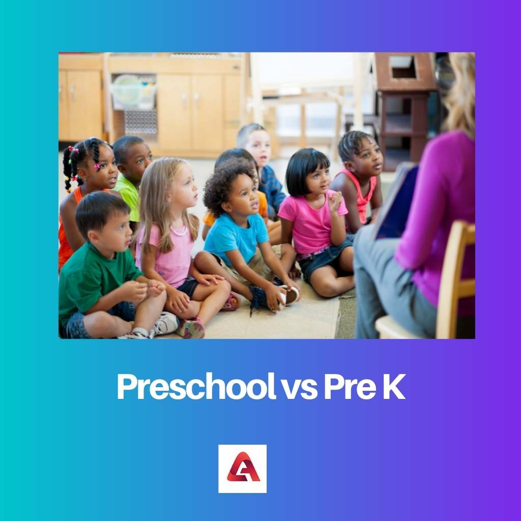 Preschool vs Pre K