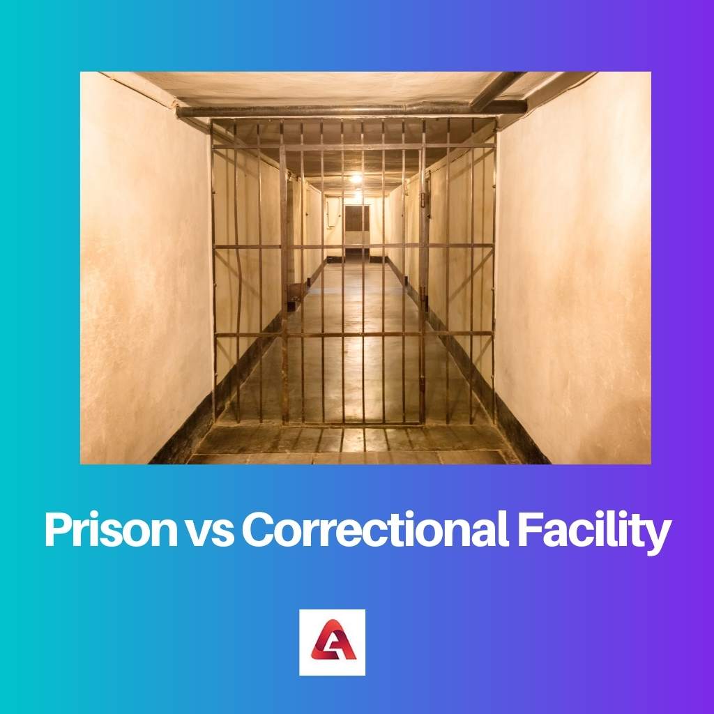 Prison vs Correctional Facility