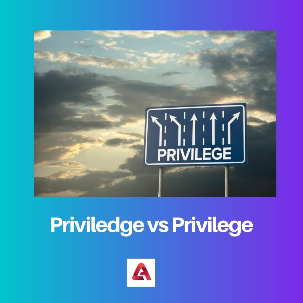 Priviledge vs Privilege