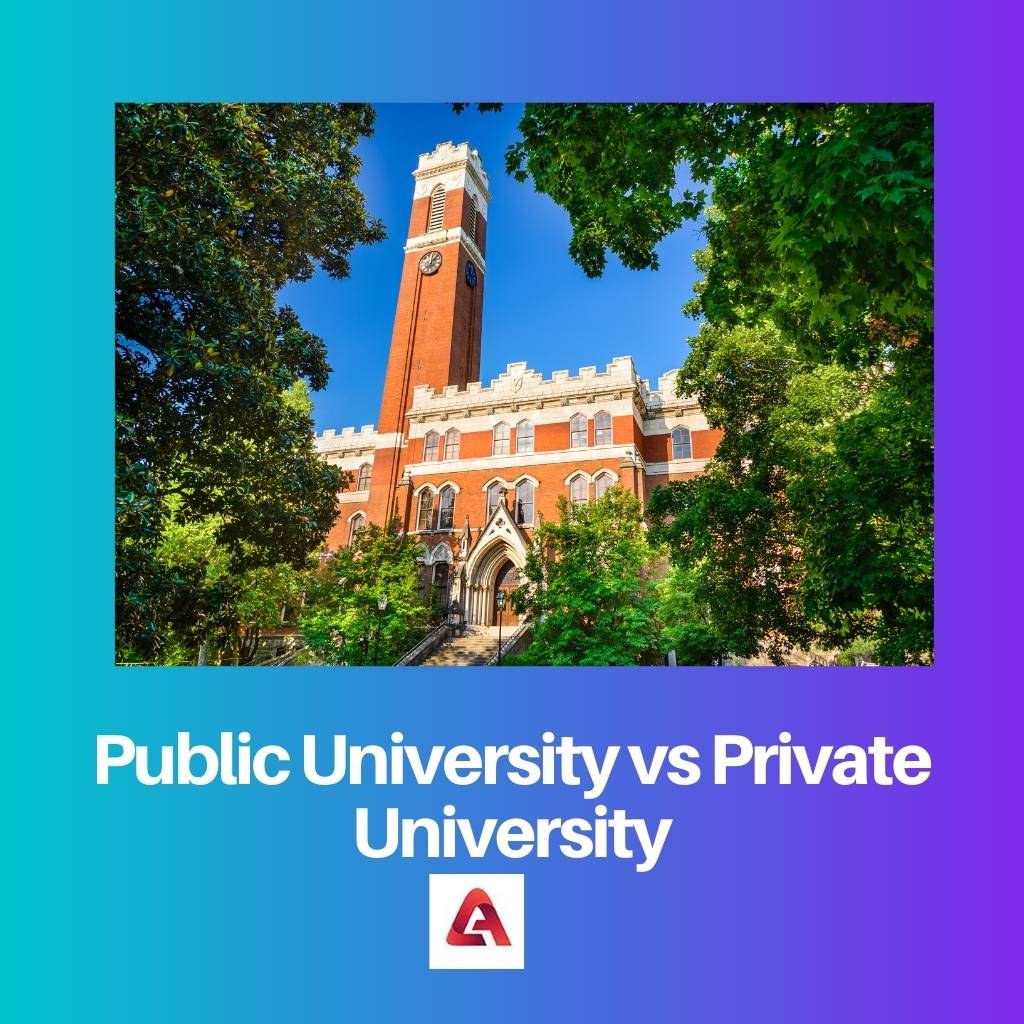 Public University vs Private University
