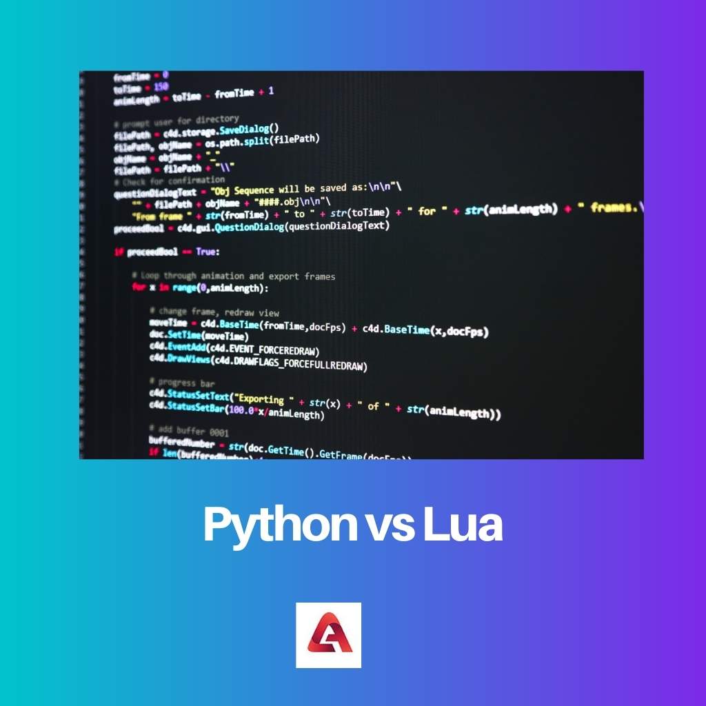 Python vs Lua