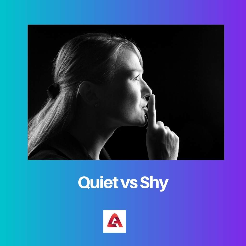 Quiet vs Shy