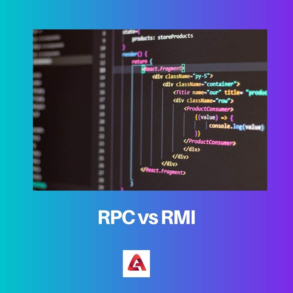 RPC vs RMI